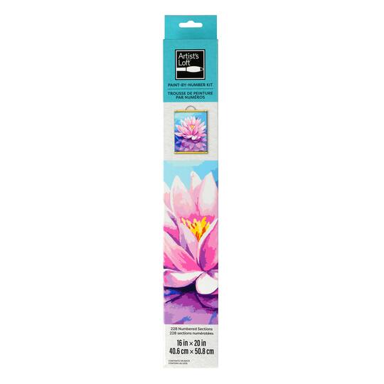 16" x 20" Waterlily Paint-by-Number Kit by Artist's Loft®